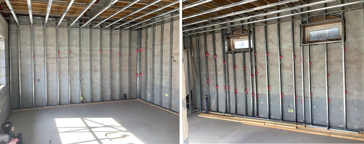 damp proof membrane in former George pub in New Milton