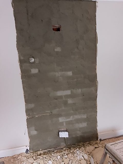 Waterproof render in a property in Amesbury