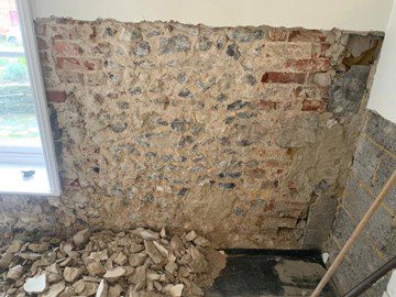 Removing the contaminated render